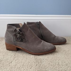Frye Ray Buckle Booties